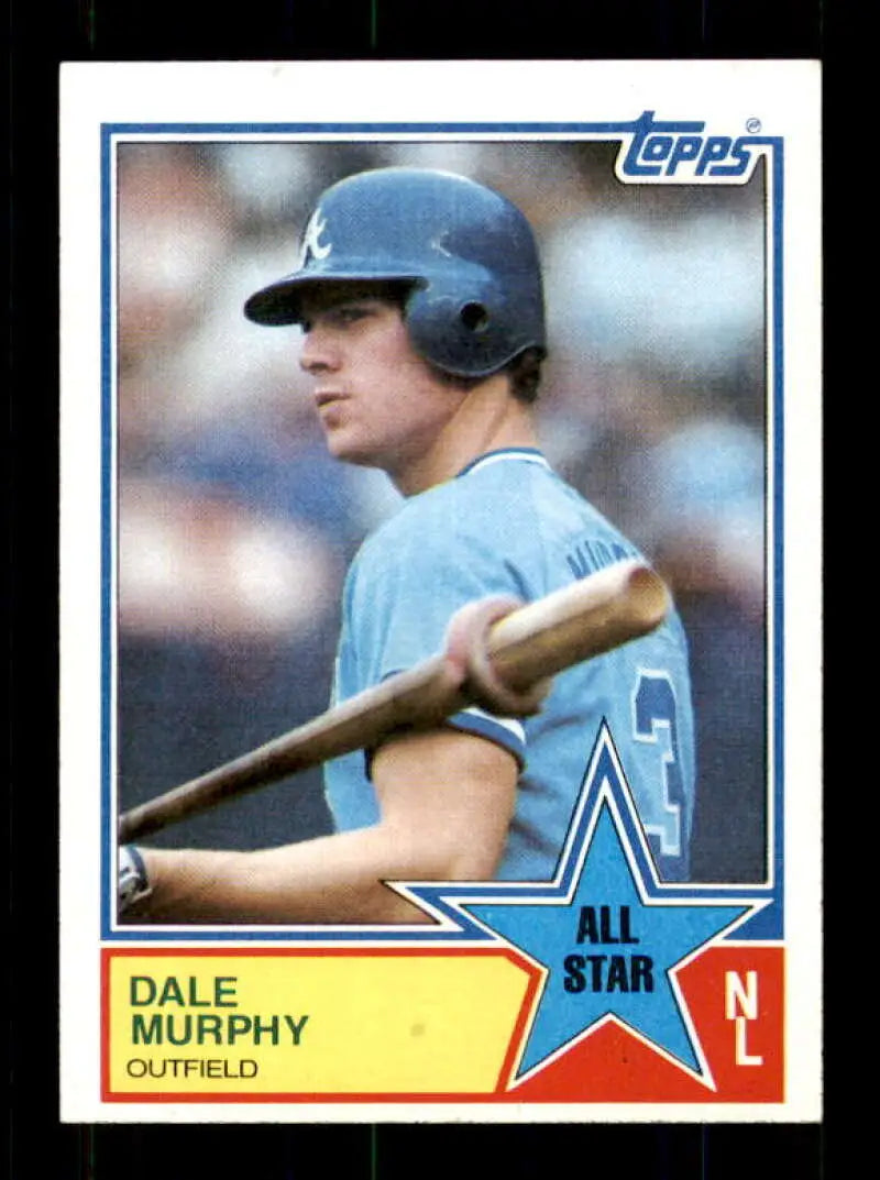 1983 Topps #401 Dale Murphy EX Excellent Atlanta Braves Baseball Card
