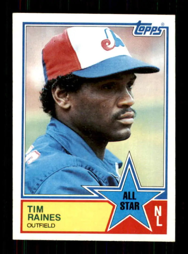 1983 Topps #403 Tim Raines EX Excellent Montreal Expos Baseball Card - Baseball Card Single