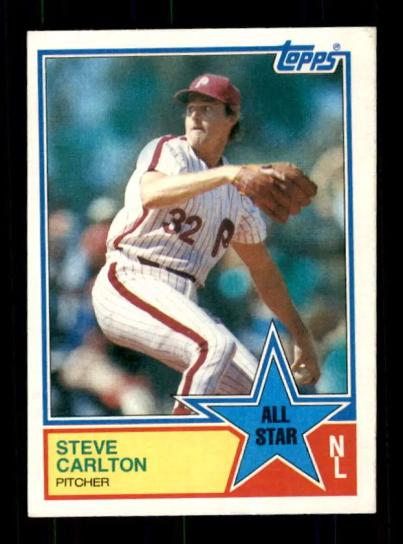 1983 Topps #406 Steve Carlton EX Excellent Philadelphia Phillies Baseball Card