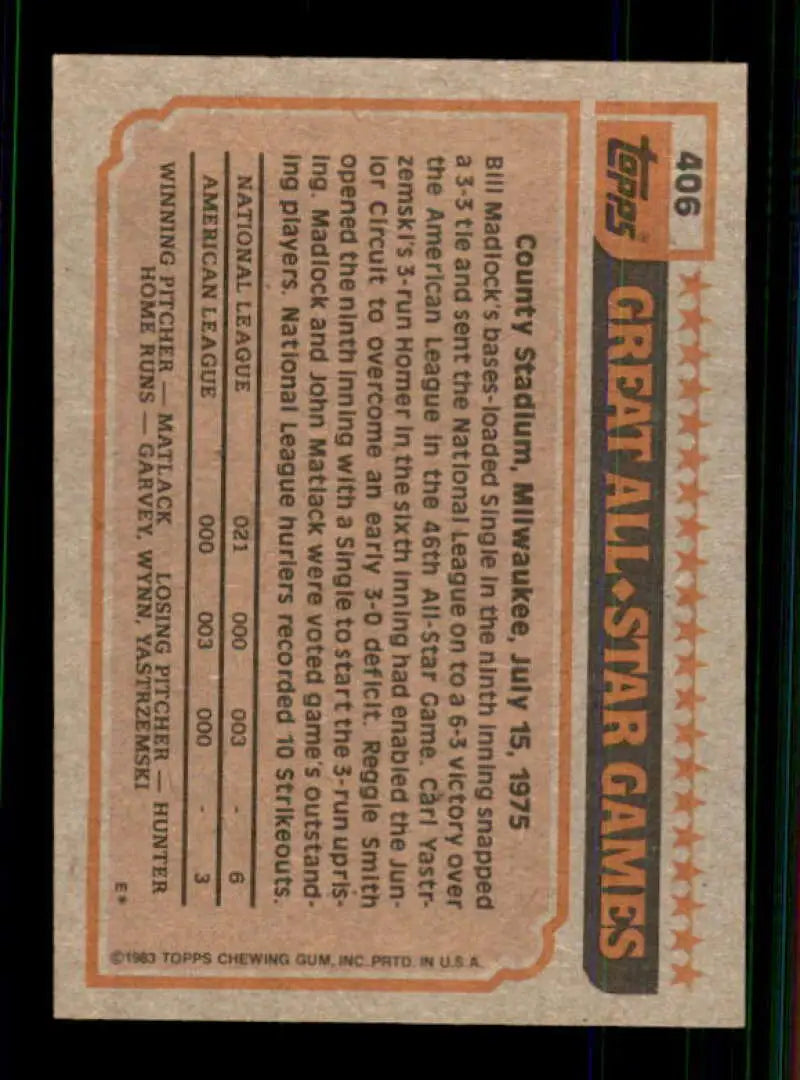 1983 Topps #406 Steve Carlton EX Excellent Philadelphia Phillies Baseball Card