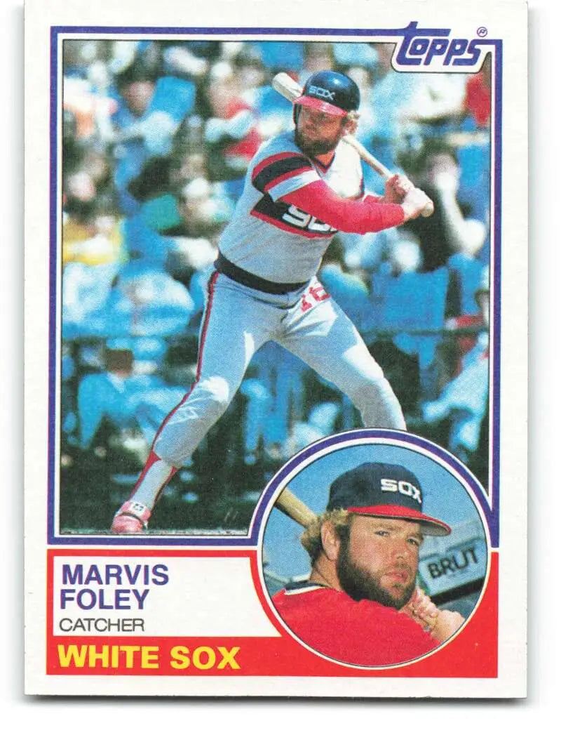 1983 Topps #409 Marv Foley EX Excellent Chicago White Sox Baseball Card - Baseball Card Single