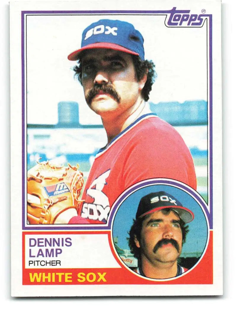 1983 Topps #434 Dennis Lamp EX Excellent Chicago White Sox Baseball Card - Baseball Card Single