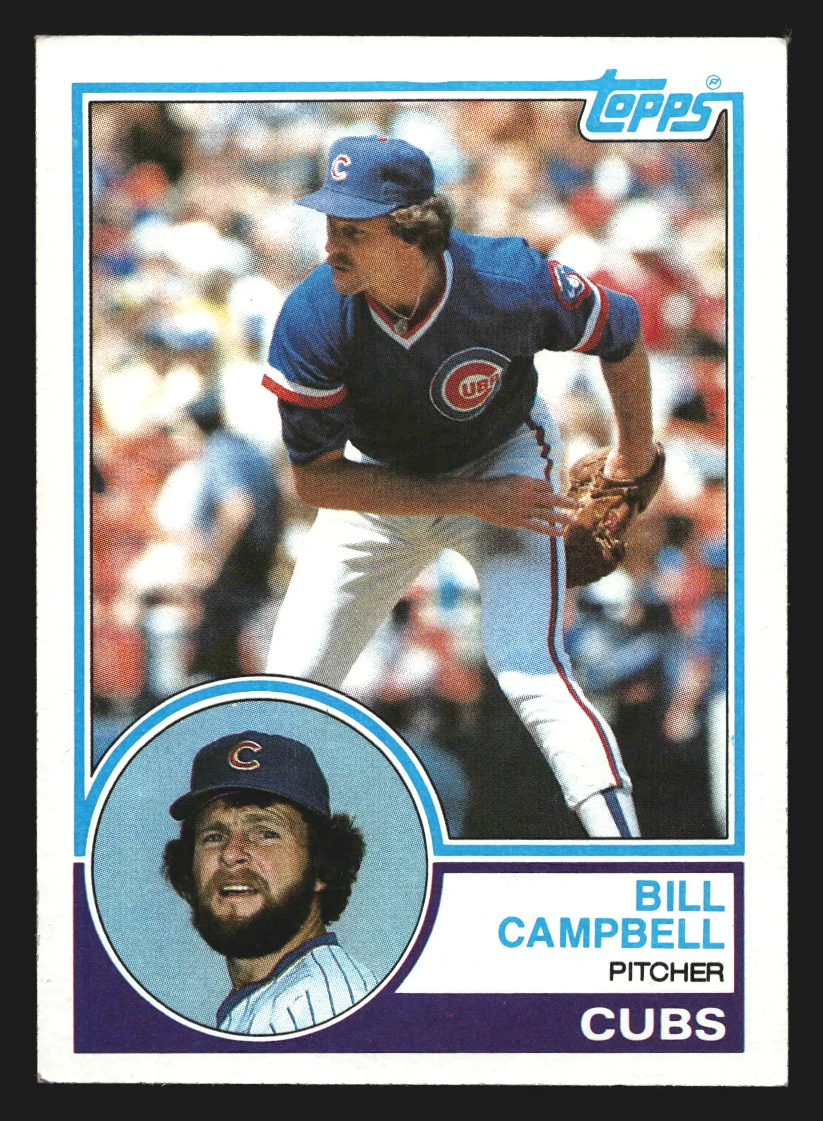 1983 Topps #436 Bill Campbell Chicago Cubs - Baseball Card Single