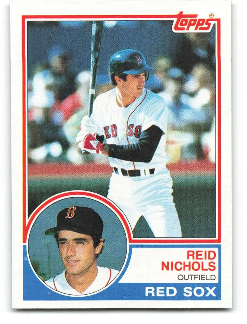 1983 Topps #446 Reid Nichols EX Excellent Boston Red Sox Baseball Card - Baseball Card Single