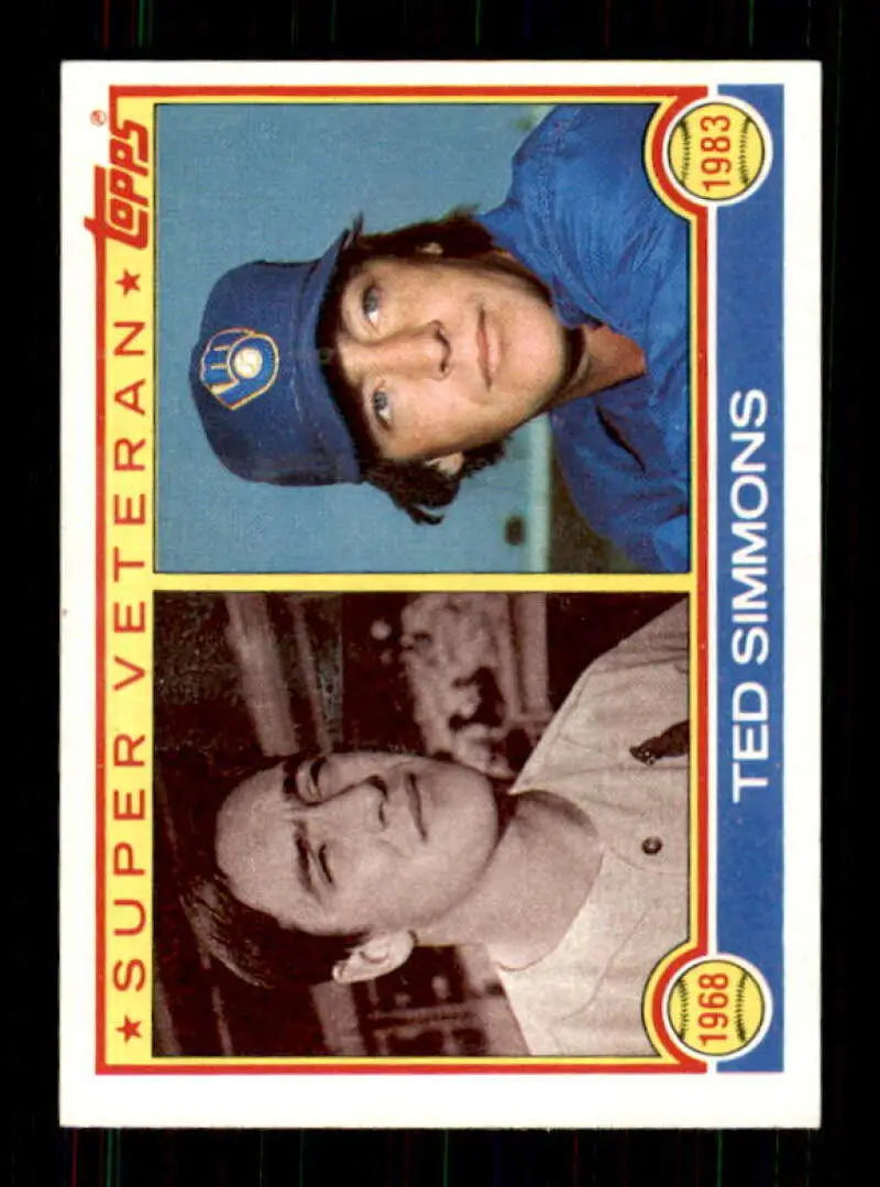 1983 Topps #451 Ted Simmons EX Excellent St. Louis Cardinals/Milwaukee Brewers Baseball Card - Baseball Card Single
