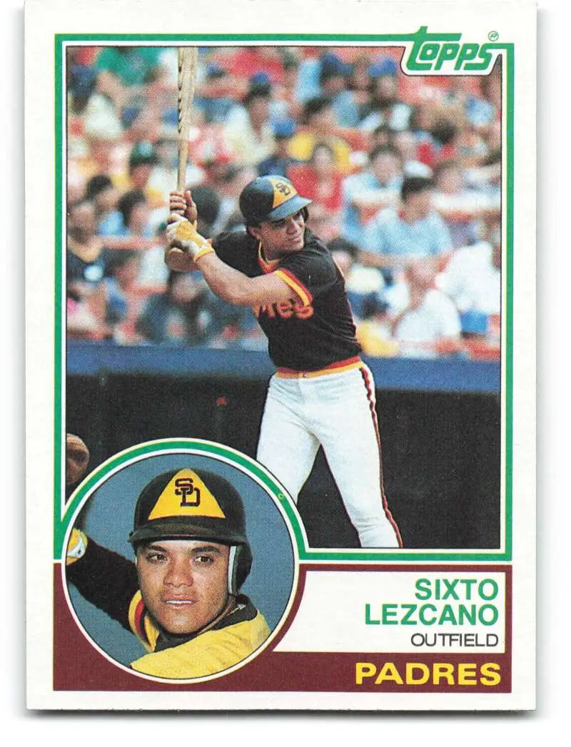 1983 Topps #455 Sixto Lezcano EX Excellent San Diego Padres Baseball Card