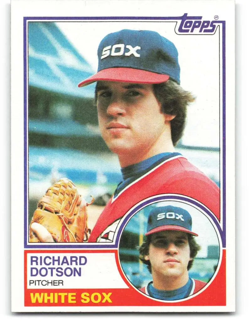 1983 Topps #46 Richard Dotson EX Excellent Chicago White Sox Baseball Card - Baseball Card Single