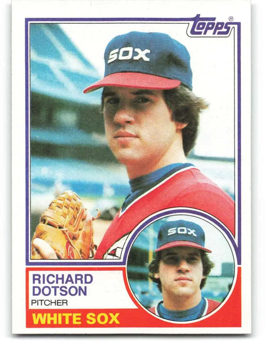 1983 Topps #46 Richard Dotson EX Excellent Chicago White Sox Baseball Card - Baseball Card Single