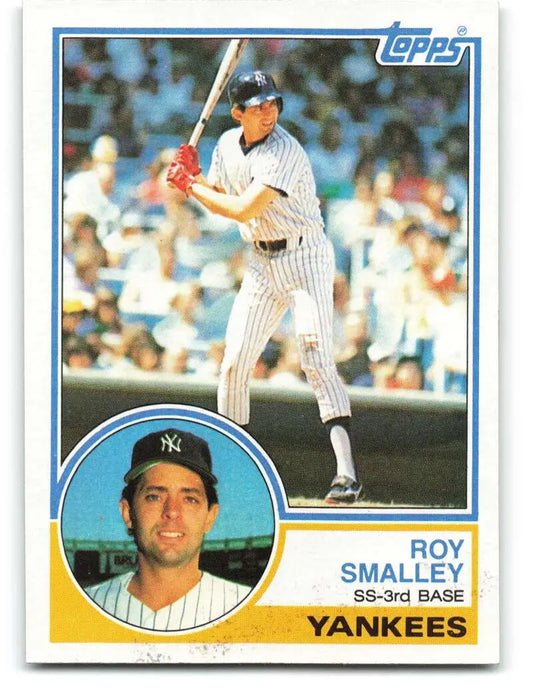 1983 Topps #460 Roy Smalley EX Excellent New York Yankees Baseball Card - Baseball Card Single