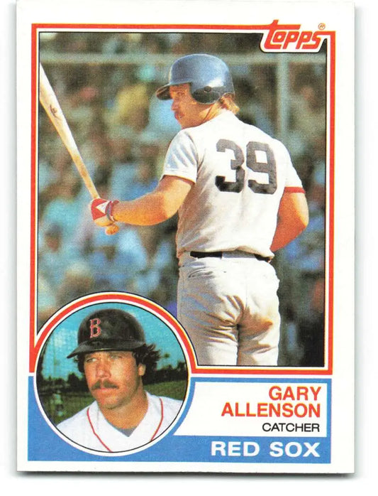 1983 Topps #472 Gary Allenson EX Excellent Boston Red Sox Baseball Card - Baseball Card Single
