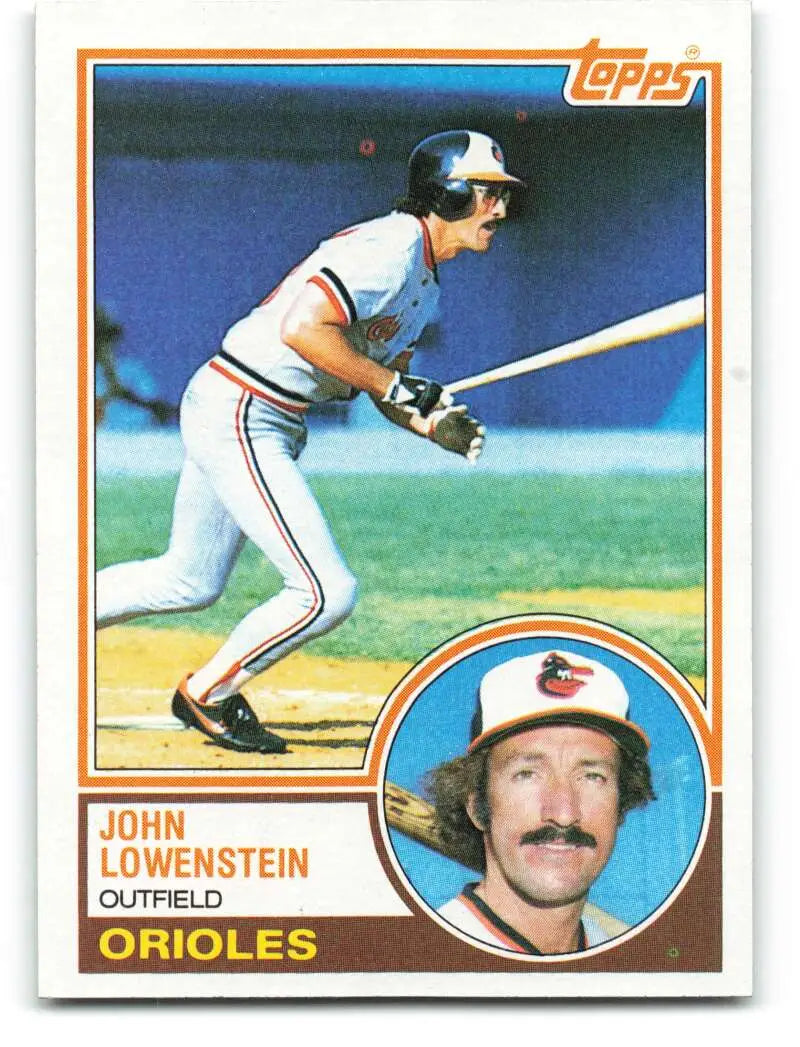 1983 Topps #473 John Lowenstein EX Excellent Baltimore Orioles Baseball Card - Baseball Card Single