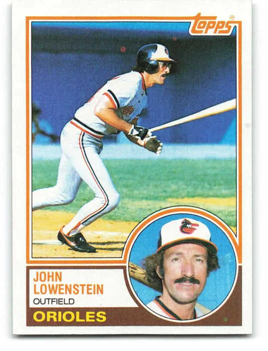 1983 Topps #473 John Lowenstein EX Excellent Baltimore Orioles Baseball Card - Baseball Card Single