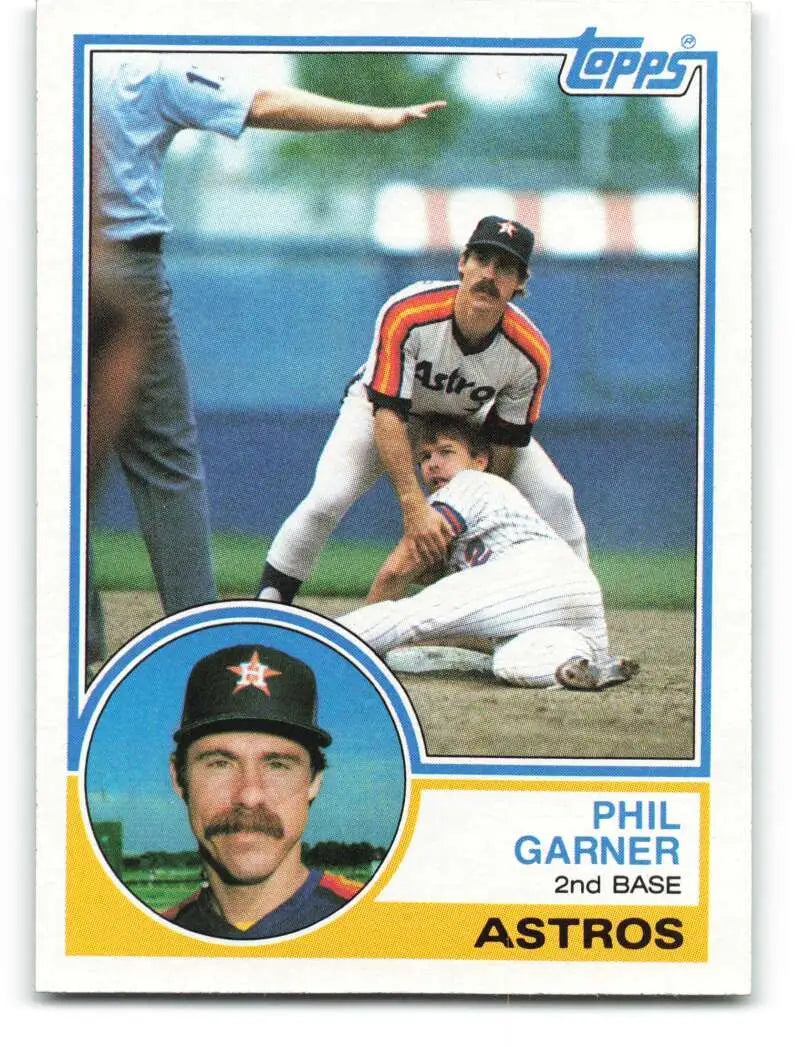 1983 Topps #478 Phil Garner EX Excellent Houston Astros Baseball Card - Baseball Card Single