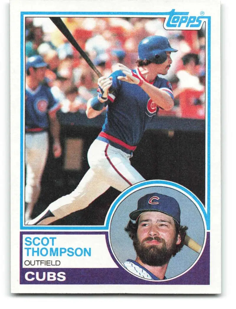 1983 Topps #481 Scot Thompson EX Excellent Chicago Cubs Baseball Card - Baseball Card Single