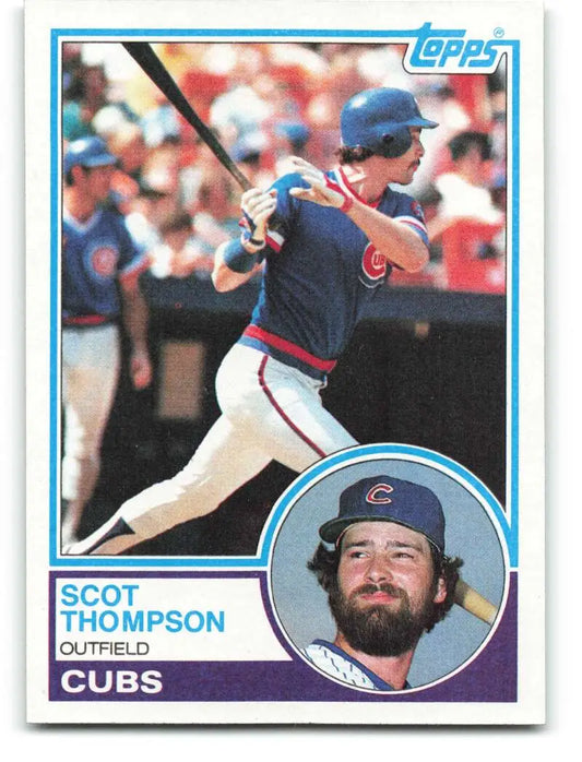 1983 Topps #481 Scot Thompson EX Excellent Chicago Cubs Baseball Card - Baseball Card Single