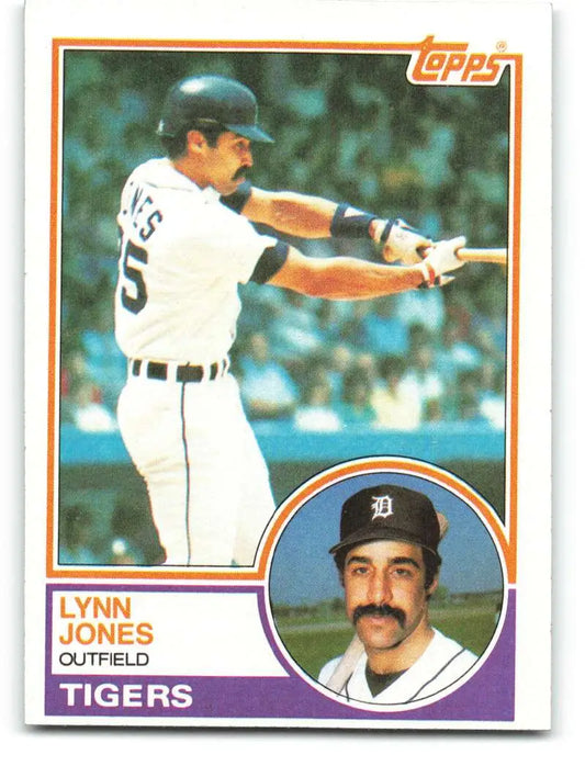 1983 Topps #483 Lynn Jones EX Excellent Detroit Tigers Baseball Card - Baseball Card Single
