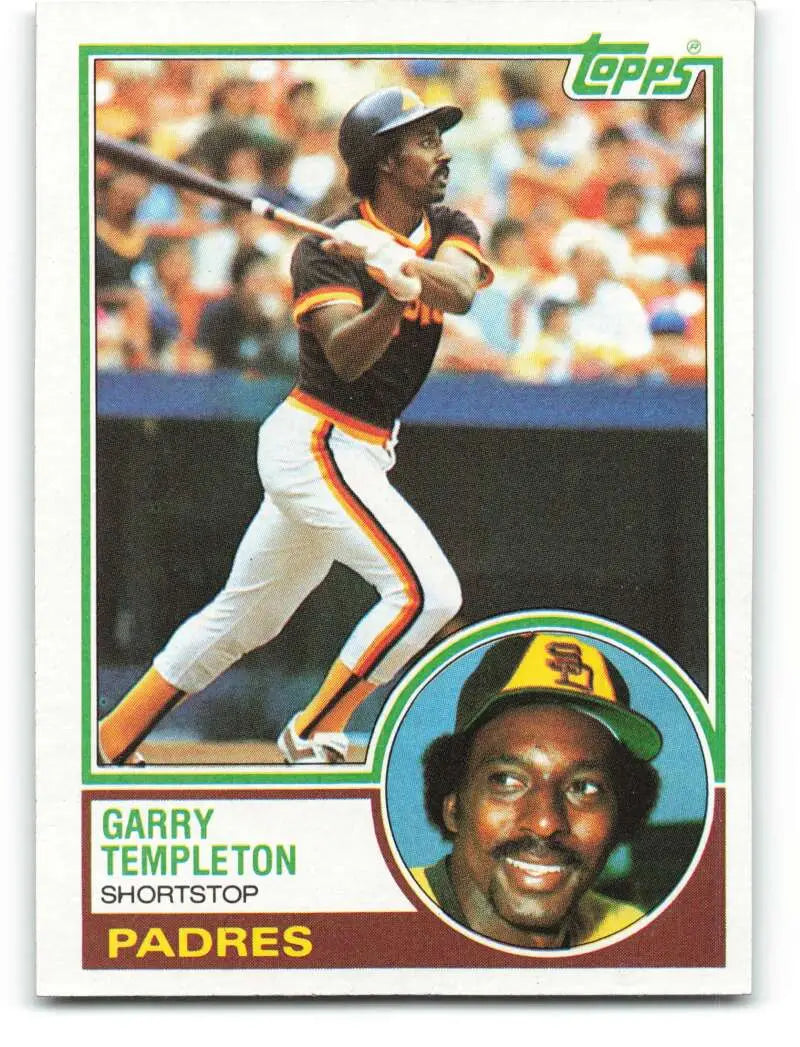 1983 Topps #505 Garry Templeton EX Excellent San Diego Padres Baseball Card - Baseball Card Single