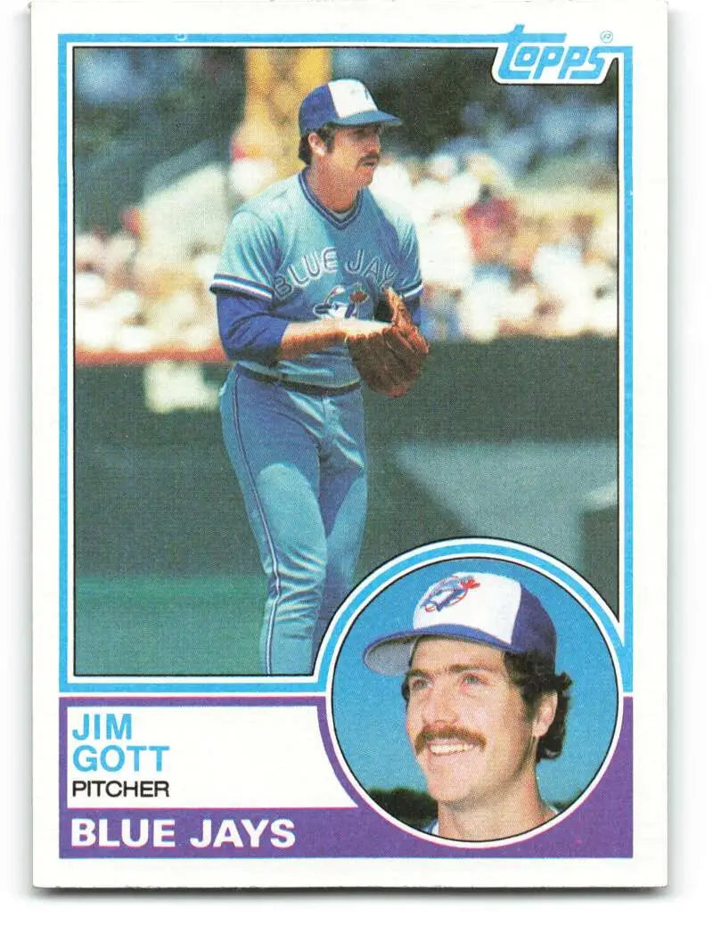 1983 Topps #506 Jim Gott EX Excellent RC Rookie Toronto Blue Jays Baseball Card - Baseball Card Single