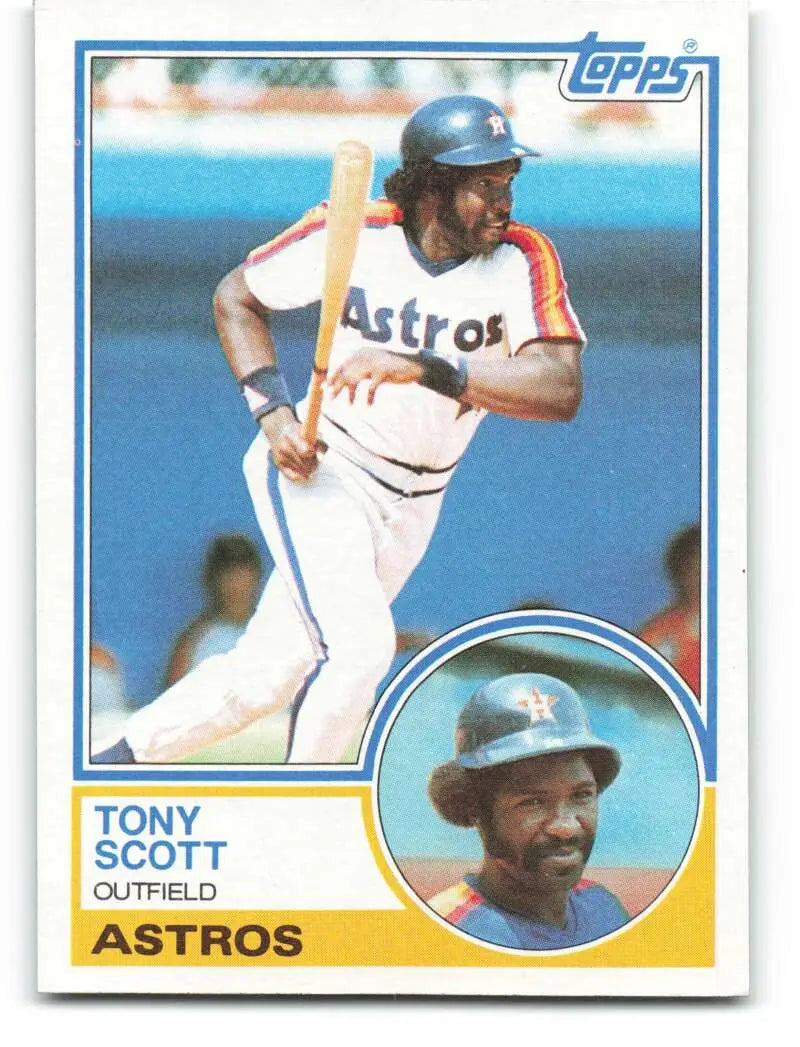 1983 Topps #507 Tony Scott EX Excellent Houston Astros Baseball Card - Baseball Card Single