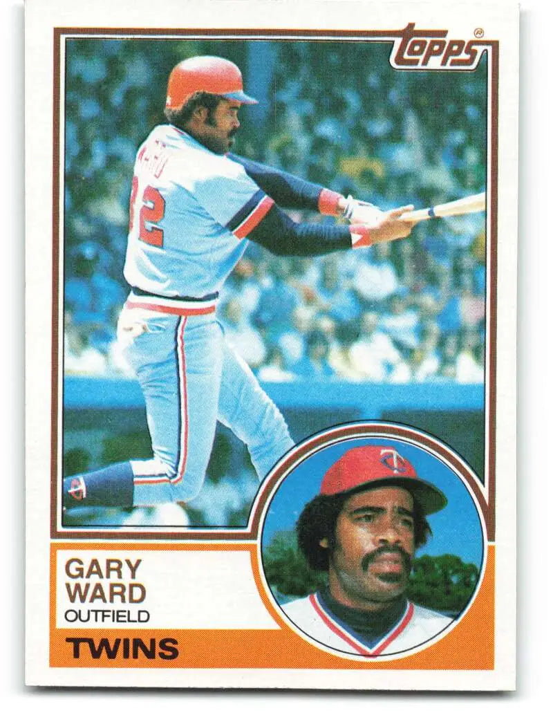1983 Topps #517 Gary Ward EX Excellent Minnesota Twins Baseball Card - Baseball Card Single