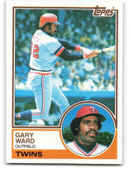1983 Topps #517 Gary Ward EX Excellent Minnesota Twins Baseball Card - Baseball Card Single