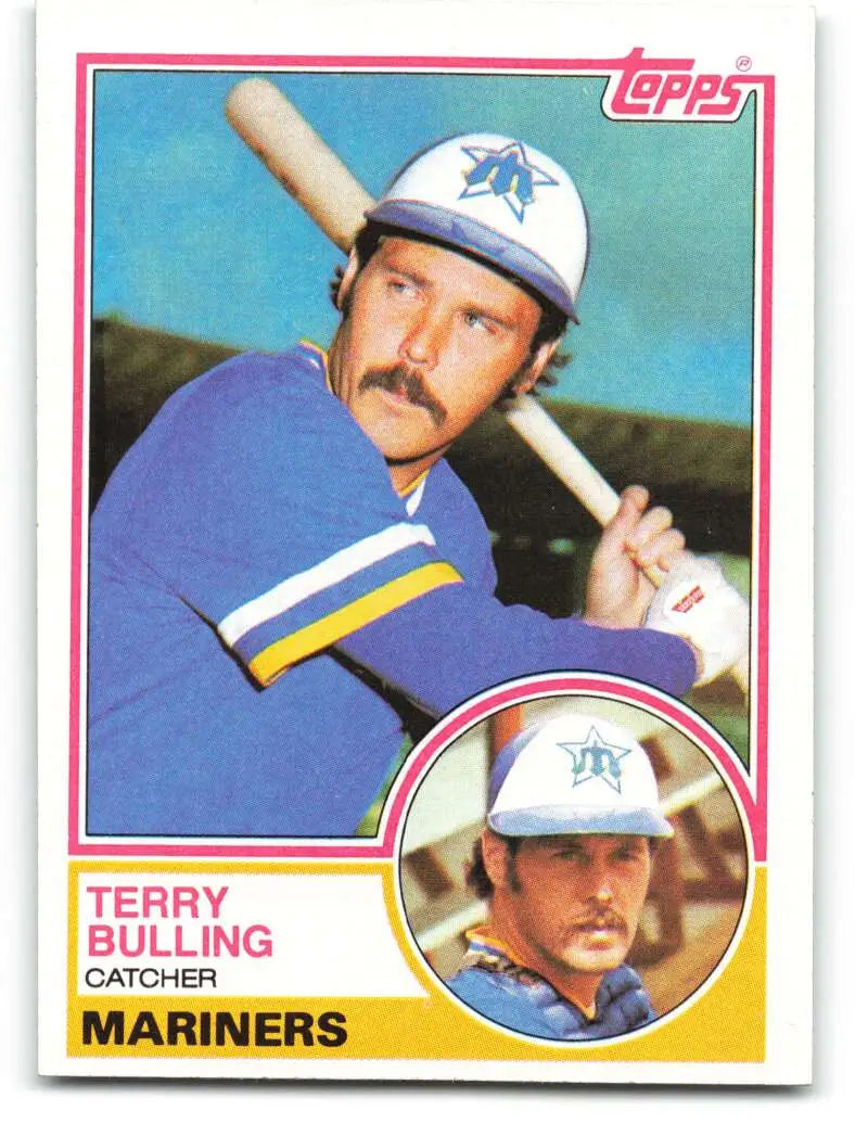 1983 Topps #519 Terry Bulling EX Excellent Seattle Mariners Baseball Card - Baseball Card Single
