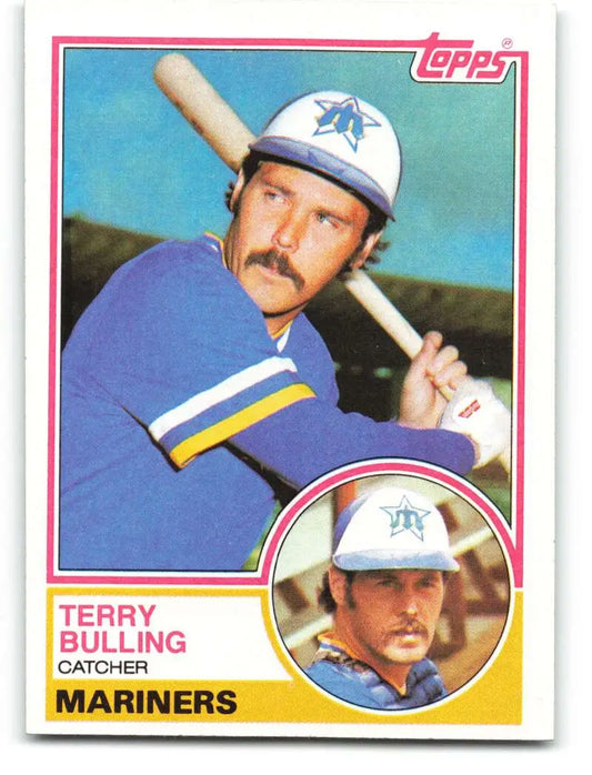 1983 Topps #519 Terry Bulling EX Excellent Seattle Mariners Baseball Card - Baseball Card Single