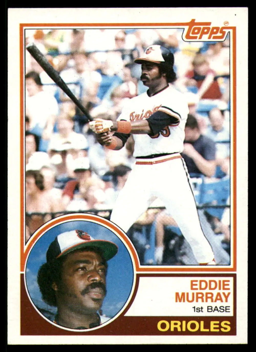 1983 Topps #530 Eddie Murray EX Excellent Baltimore Orioles Baseball Card - Baseball Card Single