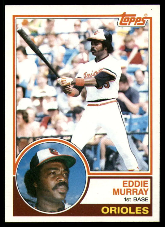 1983 Topps #530 Eddie Murray EX Excellent Baltimore Orioles Baseball Card - Baseball Card Single