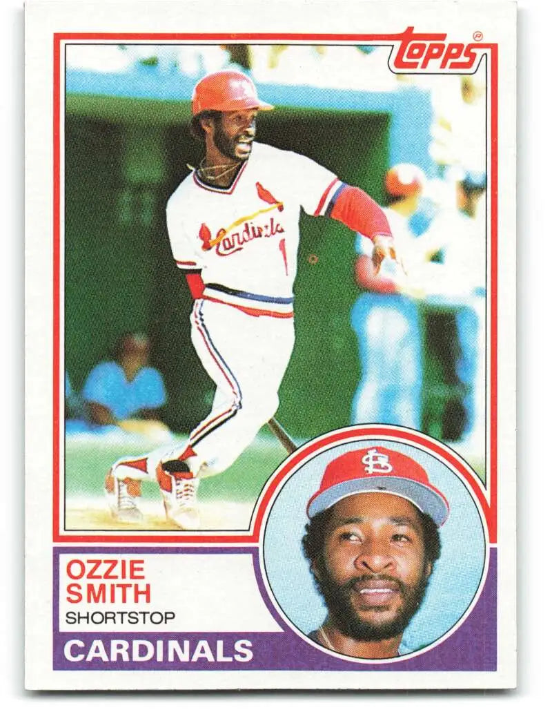 1983 Topps #540 Ozzie Smith EX Excellent St. Louis Cardinals Baseball Card - Baseball Card Single
