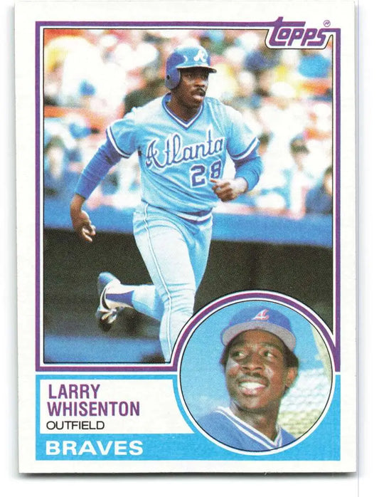 1983 Topps #544 Larry Whisenton EX Excellent Atlanta Braves Baseball Card - Baseball Card Single