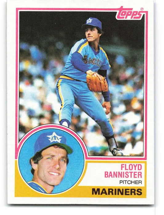 1983 Topps #545 Floyd Bannister EX Excellent Seattle Mariners Baseball Card - Baseball Card Single