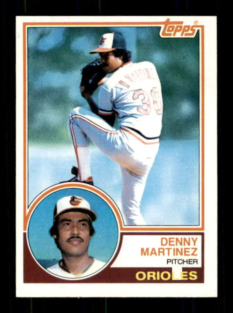 1983 Topps #553 Dennis Martinez EX Excellent Baltimore Orioles Baseball Card - Baseball Card Single