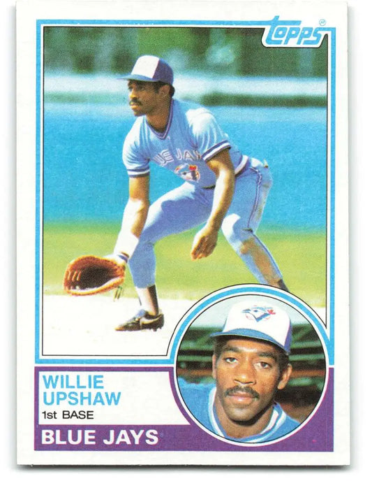 1983 Topps #556 Willie Upshaw EX Excellent Toronto Blue Jays Baseball Card - Baseball Card Single