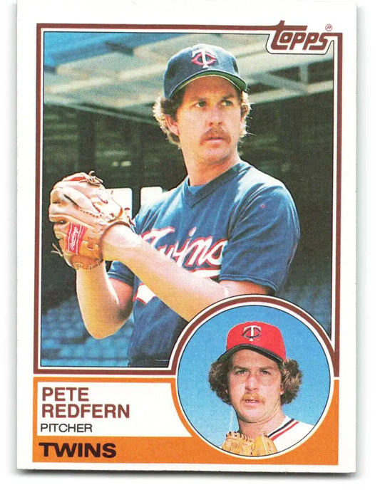 1983 Topps #559 Pete Redfern EX Excellent Minnesota Twins Baseball Card - Baseball Card Single