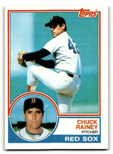 1983 Topps #56 Chuck Rainey Boston Red Sox Baseball Cards NM Near Mi ID:53413 - Baseball Card Single