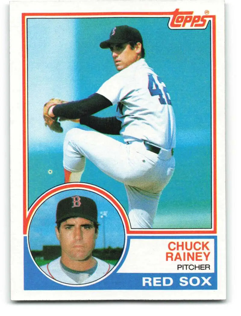 1983 Topps #56 Chuck Rainey EX Excellent Boston Red Sox Baseball Card - Baseball Card Single