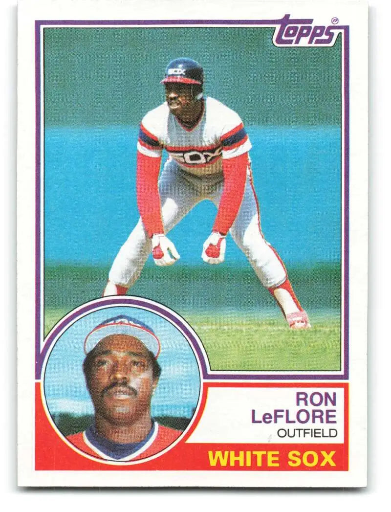 1983 Topps #560 Ron LeFlore EX Excellent Chicago White Sox Baseball Card - Baseball Card Single