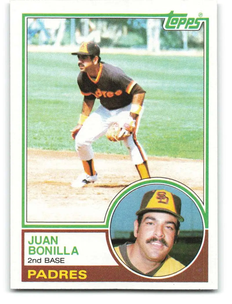 1983 Topps #563 Juan Bonilla EX Excellent San Diego Padres Baseball Card - Baseball Card Single