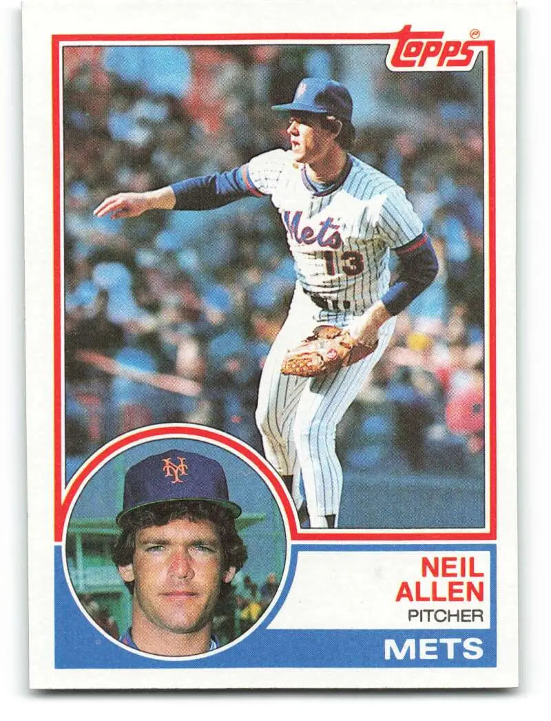1983 Topps #575 Neil Allen EX Excellent New York Mets Baseball Card