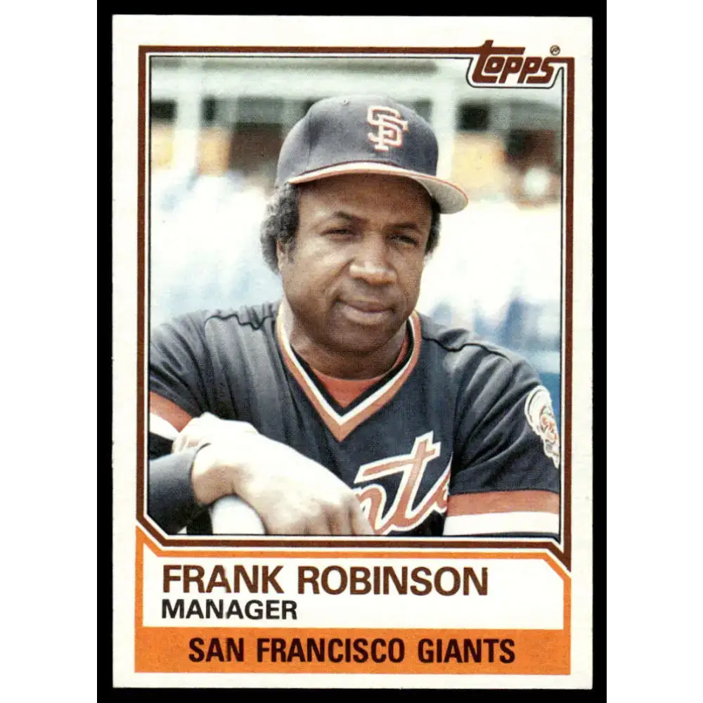 1983 Topps #576 Frank Robinson EX/NM San Francisco Giants Baseball Card