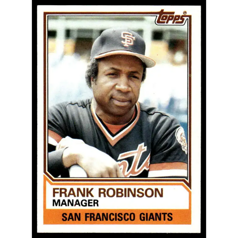 1983 Topps #576 Frank Robinson EX/NM San Francisco Giants Baseball Card - Baseball Card Single