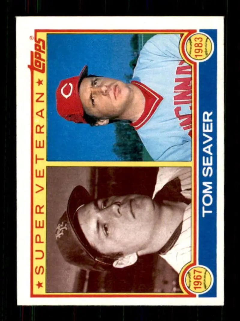1983 Topps #581 Tom Seaver EX Excellent New York Mets/Cincinnati Reds Baseball Card - Baseball Card Single