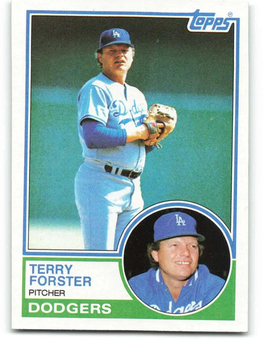 1983 Topps #583 Terry Forster EX Excellent Los Angeles Dodgers Baseball Card - Baseball Card Single