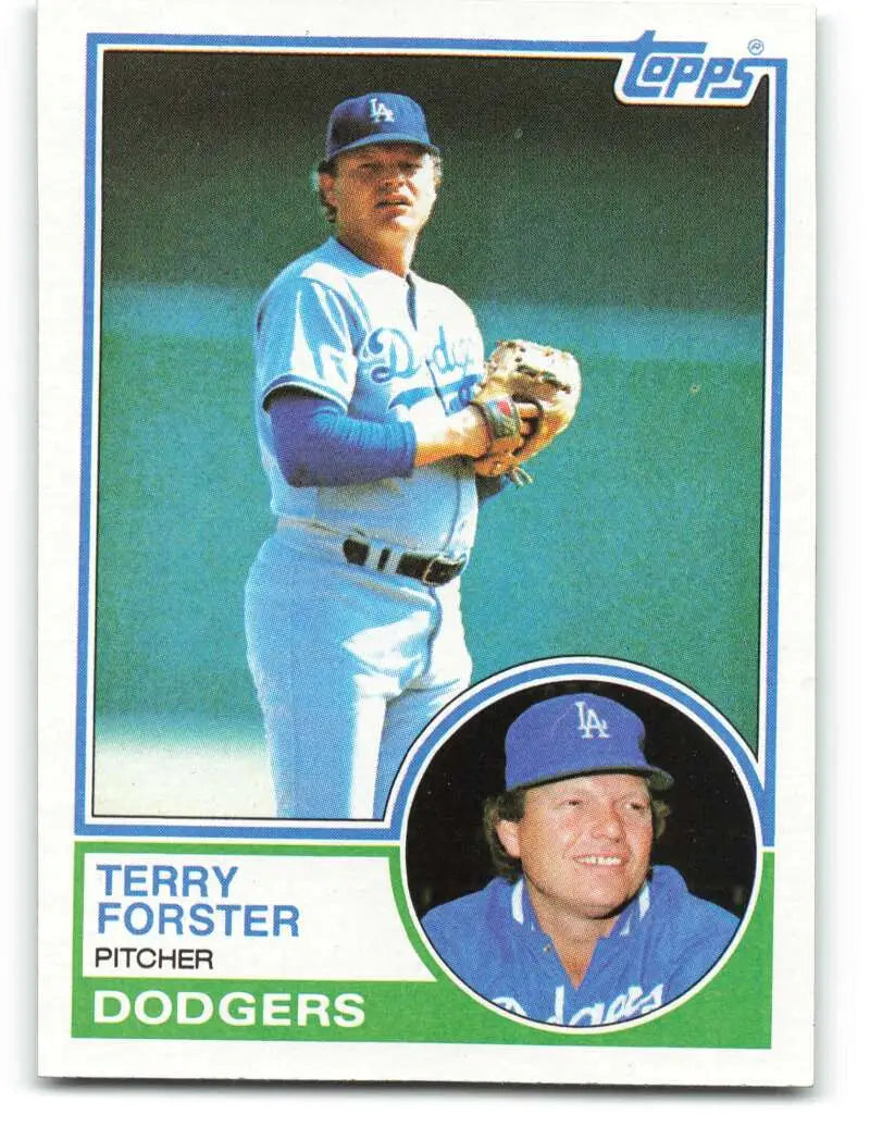 1983 Topps #583 Terry Forster EX Excellent Los Angeles Dodgers Baseball Card - Baseball Card Single
