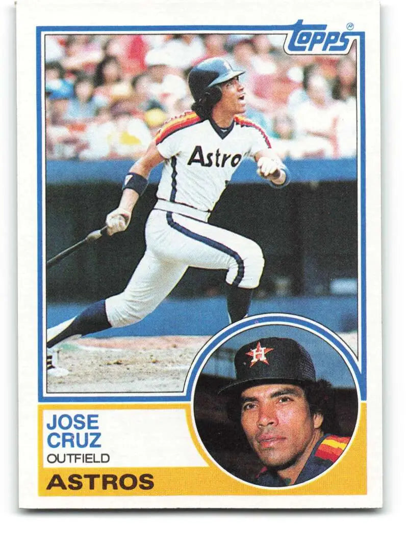 1983 Topps #585 Jose Cruz EX Excellent Houston Astros Baseball Card - Baseball Card Single