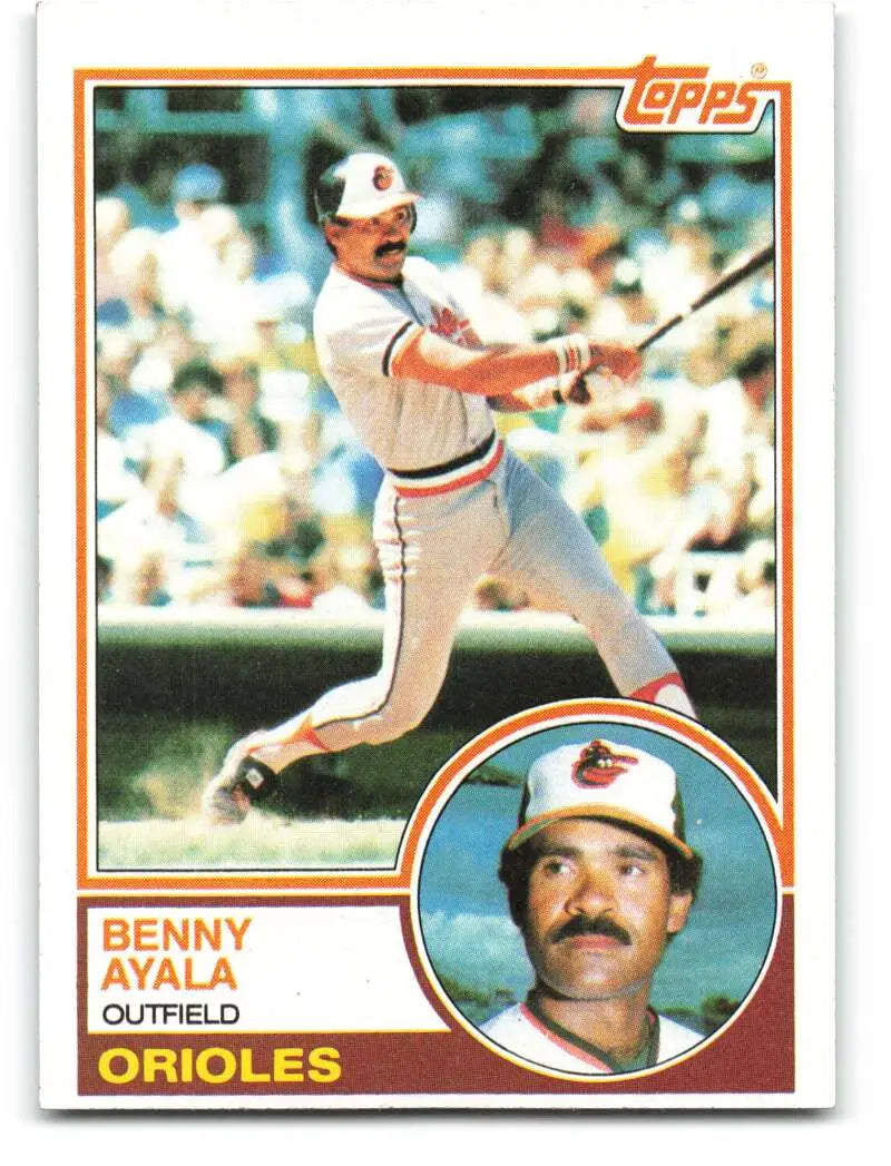1983 Topps #59 Benny Ayala EX Excellent Baltimore Orioles Baseball Card - Baseball Card Single