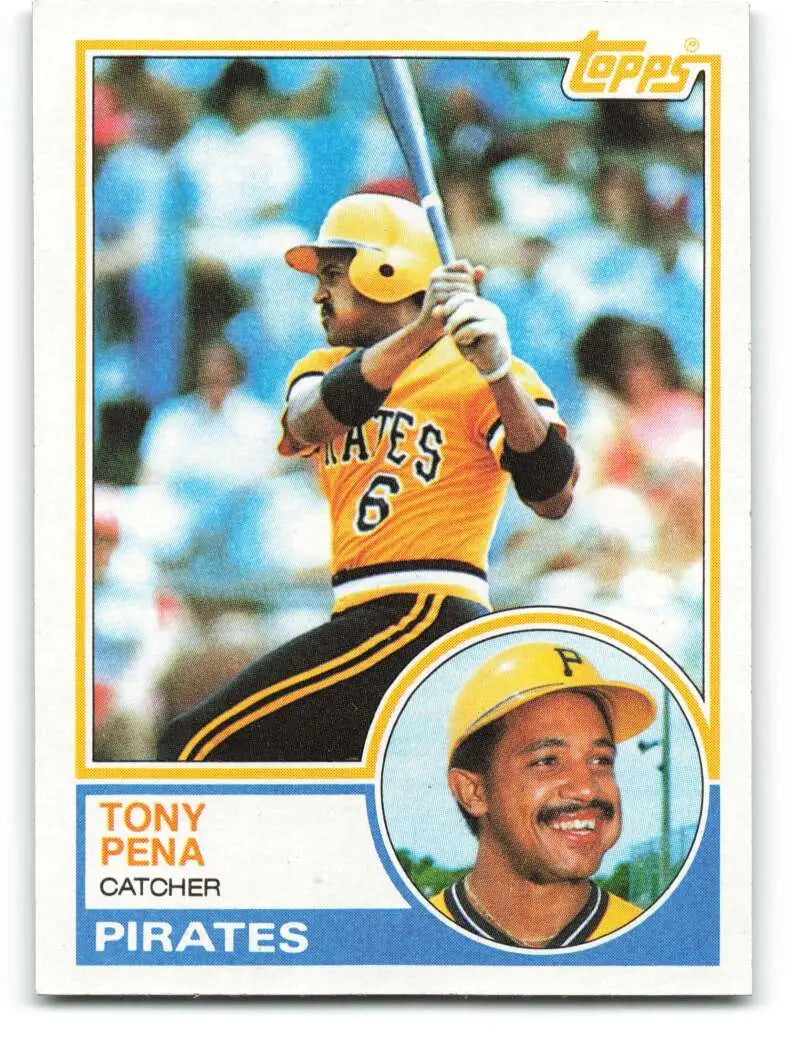 1983 Topps #590 Tony Pena EX Excellent Pittsburgh Pirates Baseball Card - Baseball Card Single