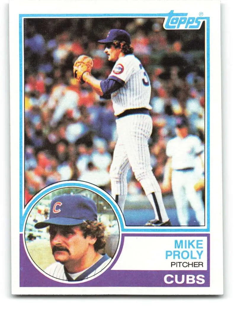 1983 Topps #597 Mike Proly EX Excellent Chicago Cubs Baseball Card - Baseball Card Single