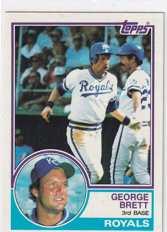 1983 TOPPS #600 GEORGE BRETT- KANSAS CITY ROYALS - Baseball Card Single